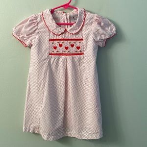 Delaney Smoked Cotton girls dress